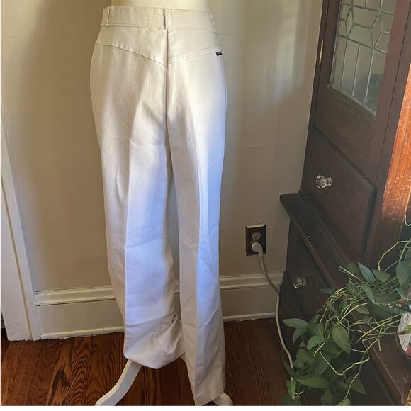 Vintage Koret City Blues Jeans Size 8 Women White Mom Jeans Bootcut High Rise - Picture 3 of 17